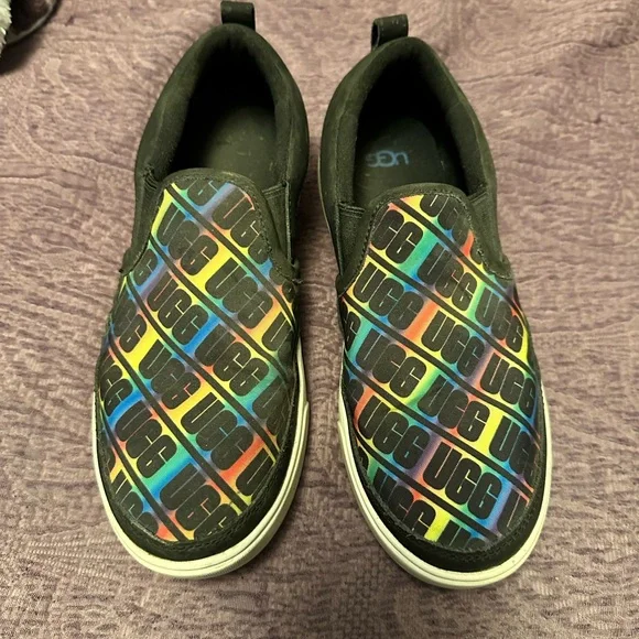 UGG Black Sneakers with Woven Design - Picture 2 of 9